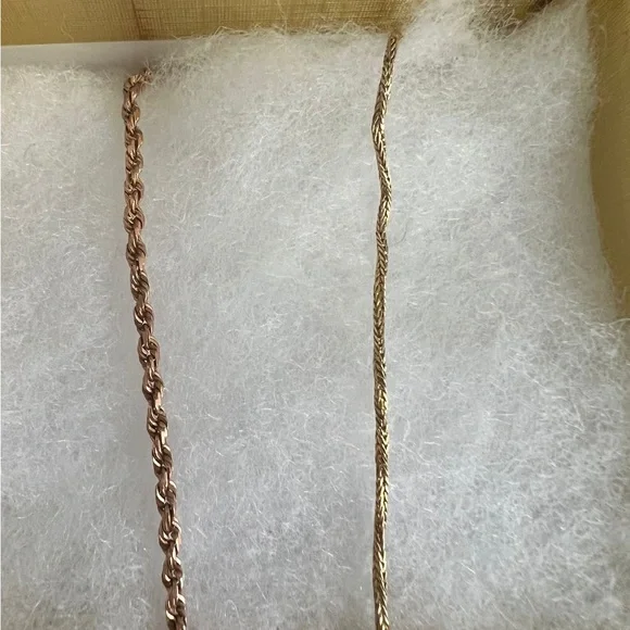 14k gold rope bracelet - 2.5MM only